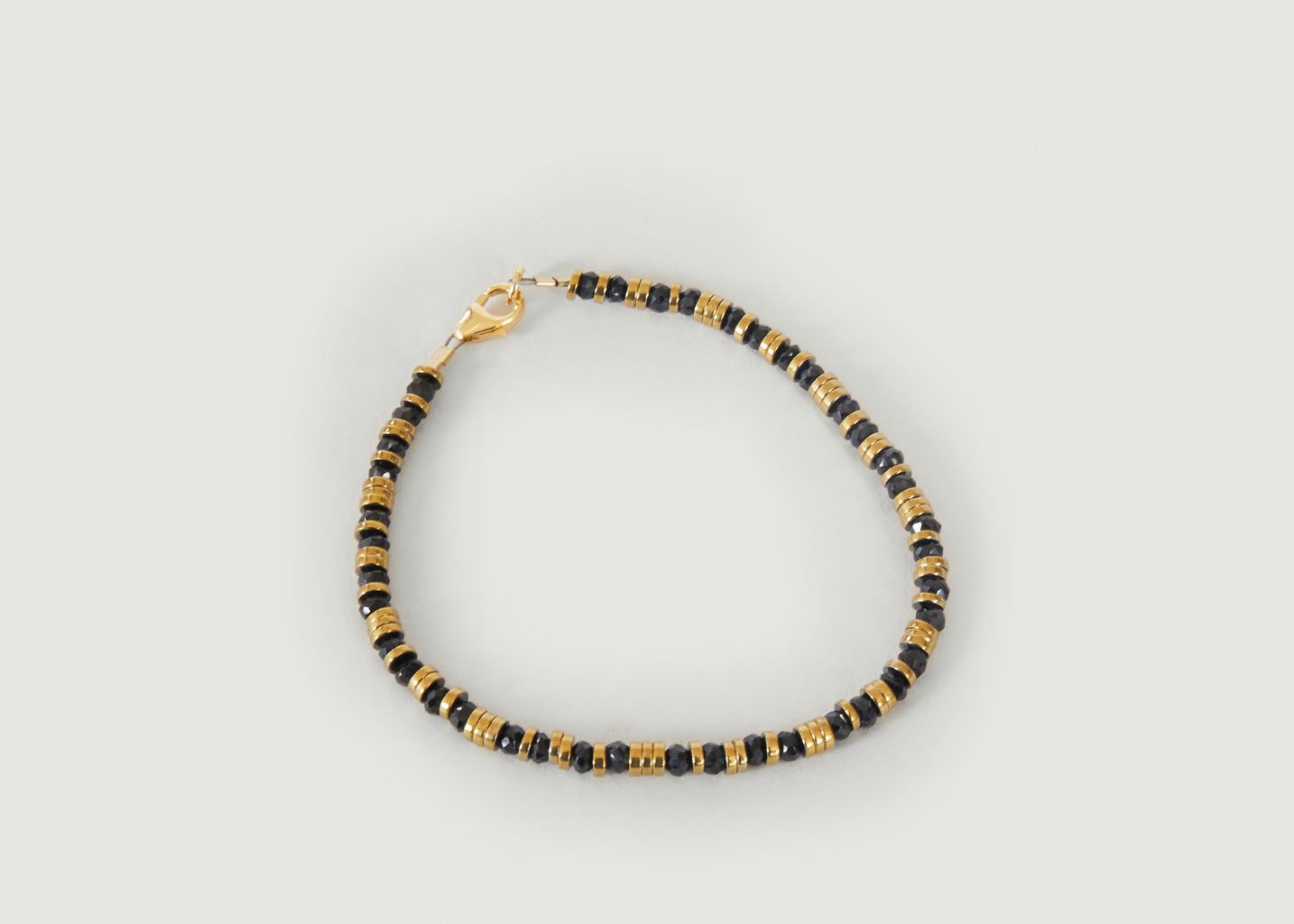 Beaded bracelet with spinels and hematites Taweez - Wildstone Paris
