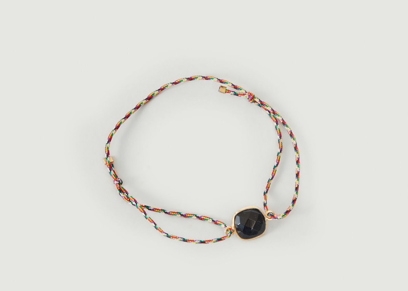 Fabric bracelet with Ipa spinel - Wildstone Paris