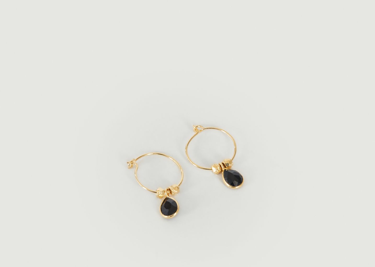 Mini Bindi spinel creole earrings - Wildstone Paris