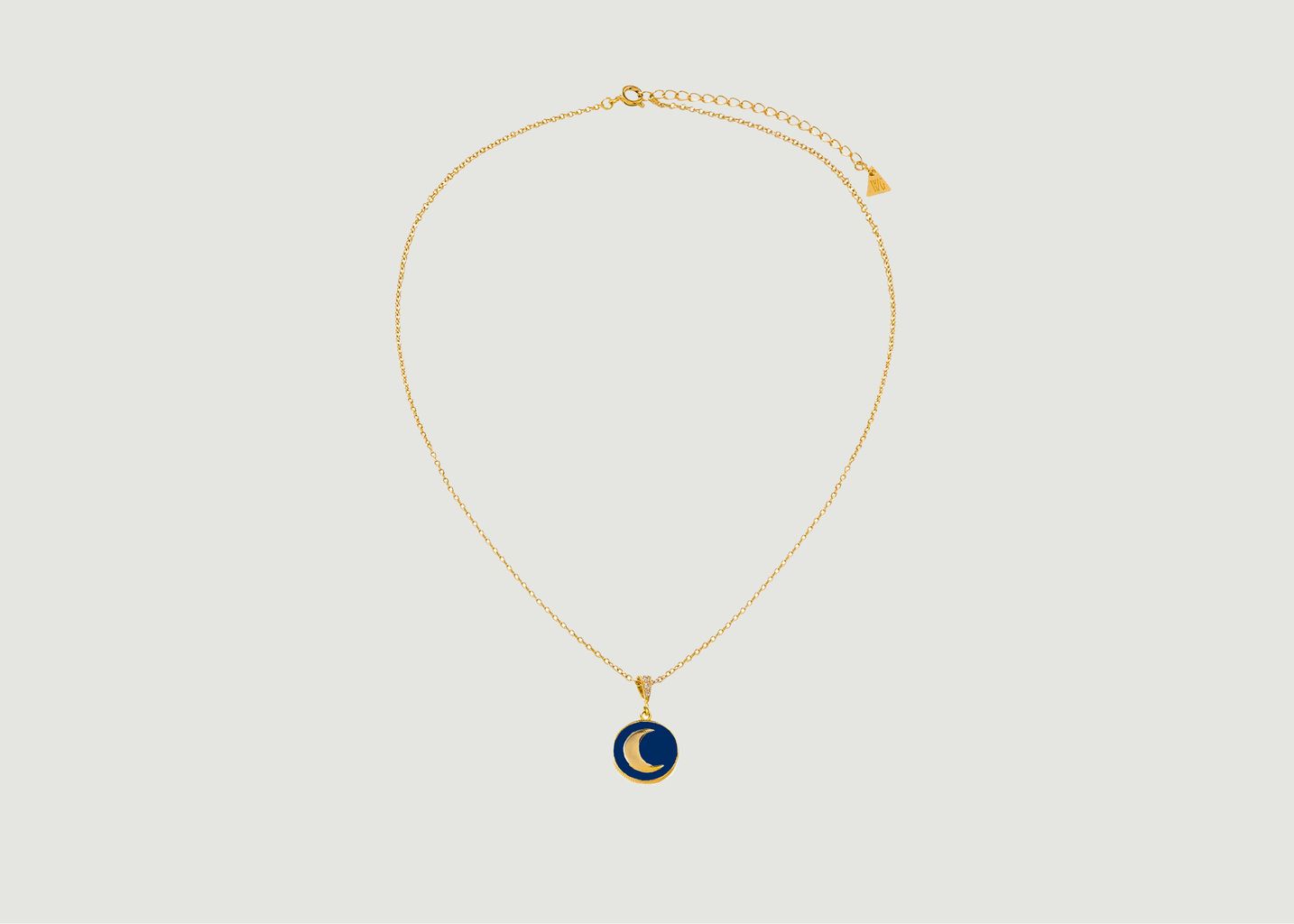 Gold Blau Cosmic Sparkle Halskette - Wilhelmina Garcia
