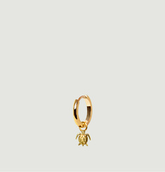 Naked Turtle Hoop Earring