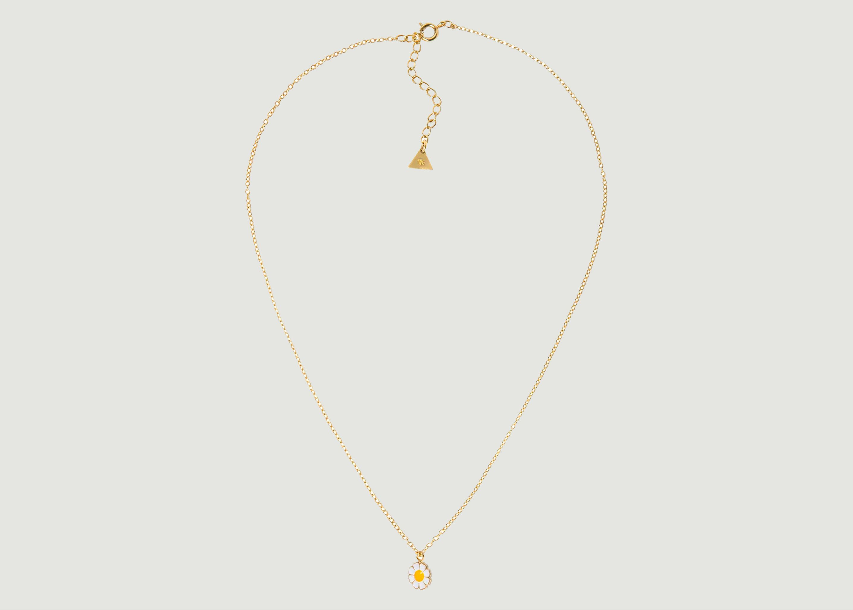 Goldene Halskette kleines Gänseblümchen - Wilhelmina Garcia