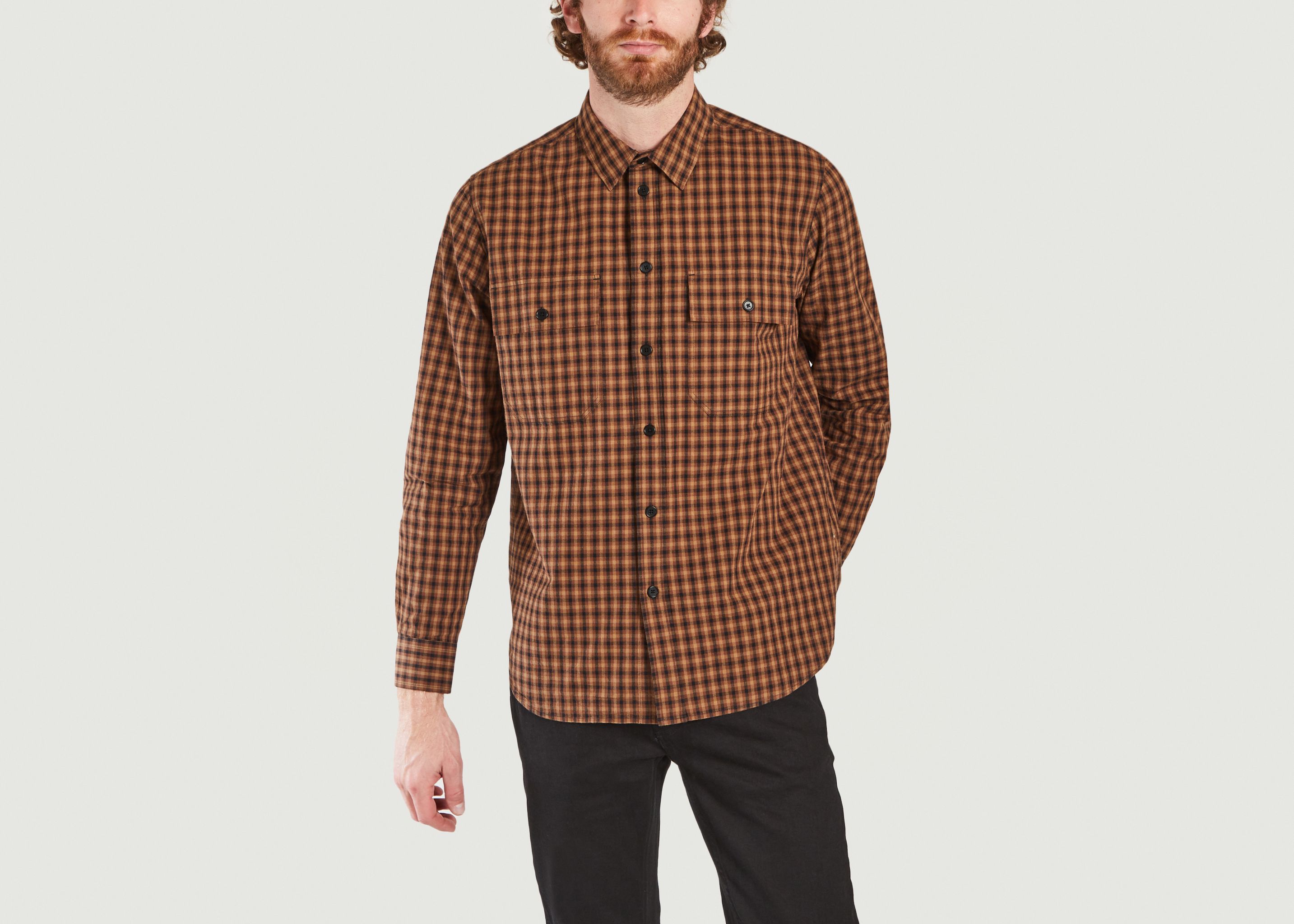 Avenir flannel check shirt - Wood Wood