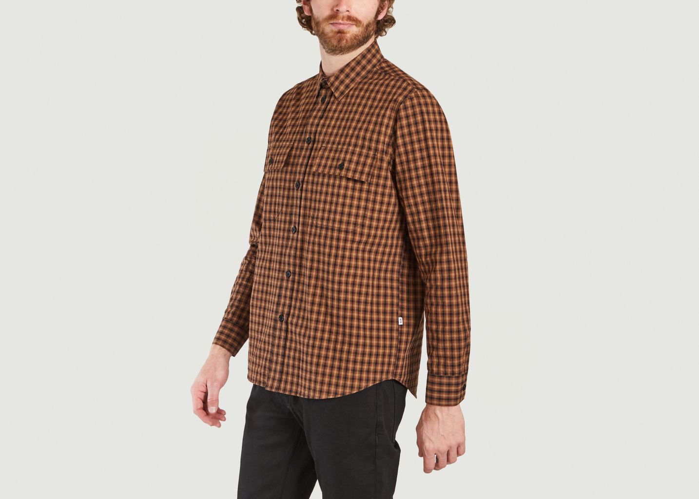 Avenir flannel check shirt - Wood Wood