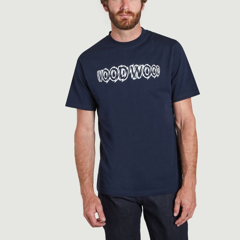 T-shirt Bobby logo - Wood Wood