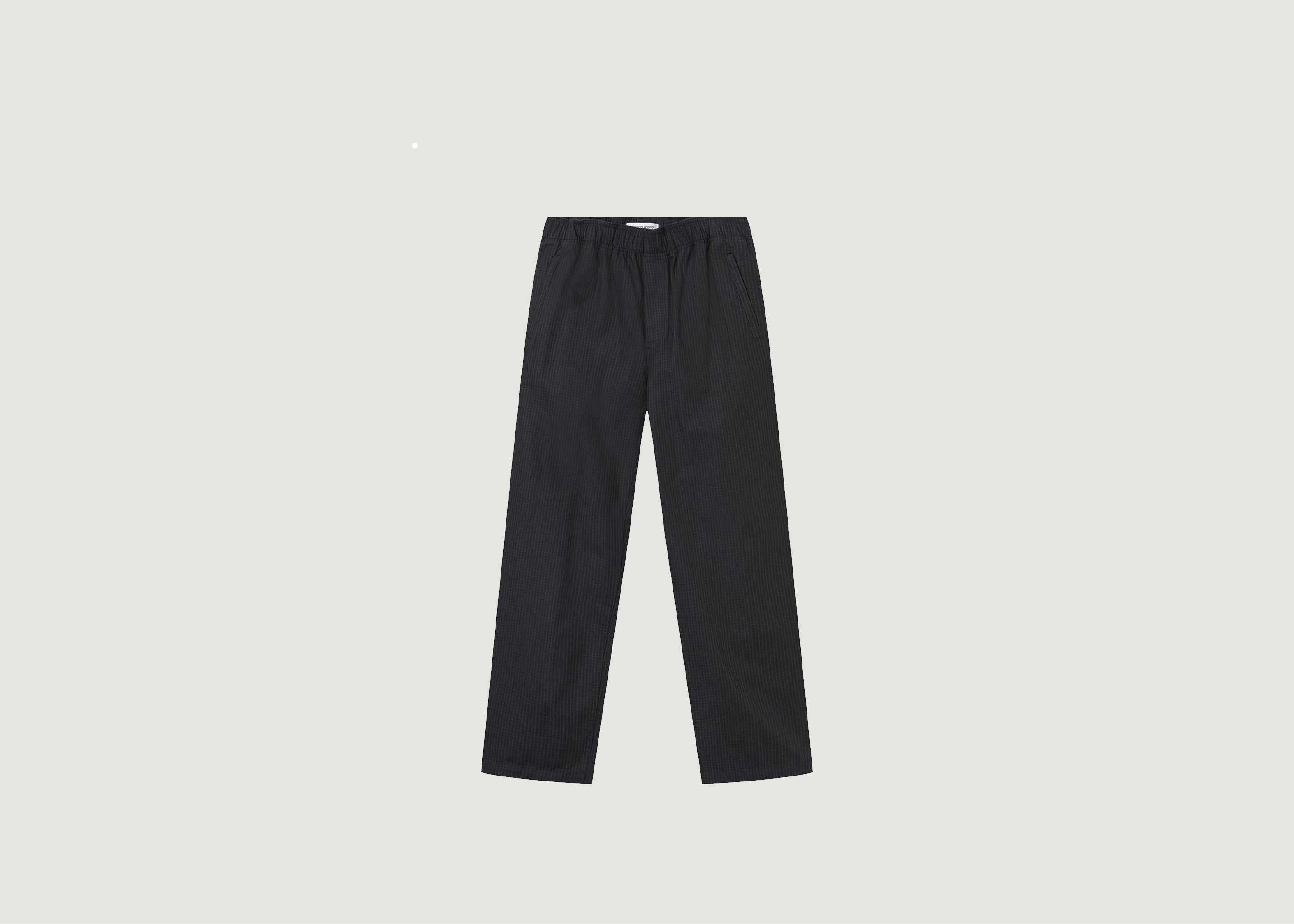 Stanley crispy check trousers - Wood Wood