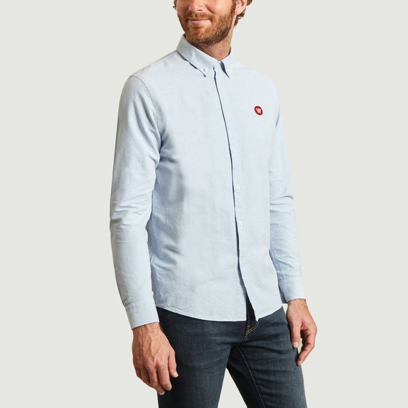 Chemise en coton Oxford Double A Ted - Wood Wood
