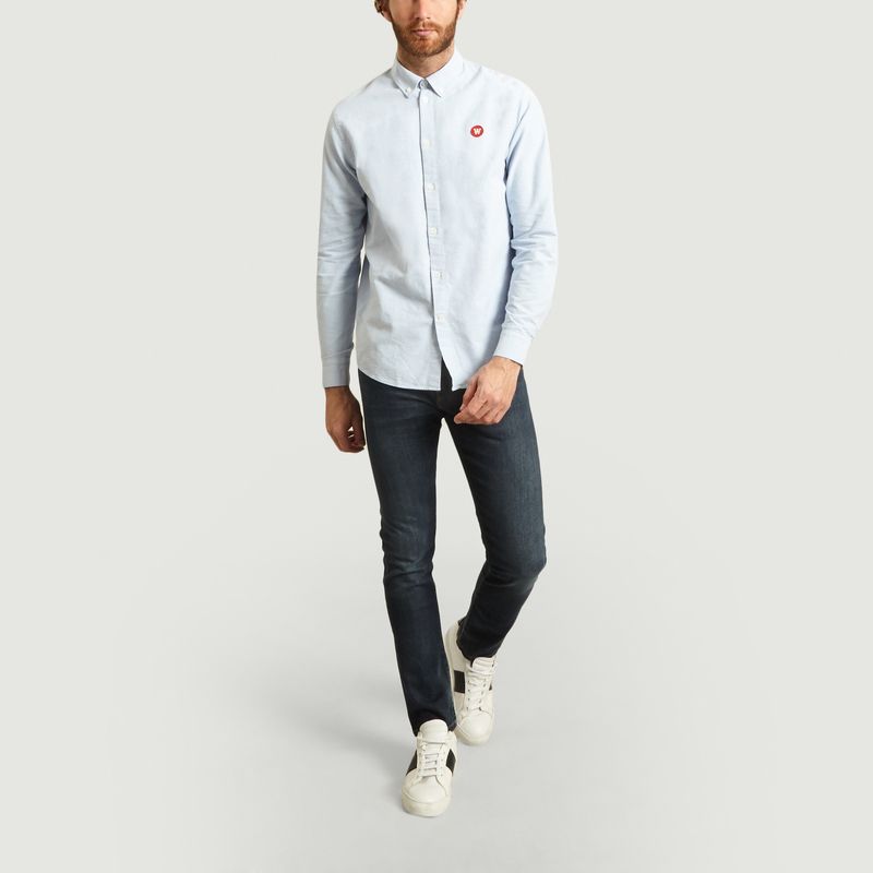 Chemise en coton Oxford Double A Ted - Wood Wood