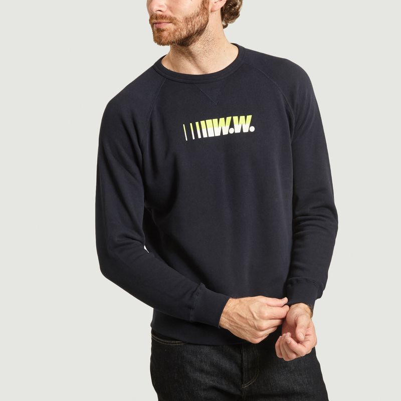 Sweatshirt en coton bio Hester - Wood Wood