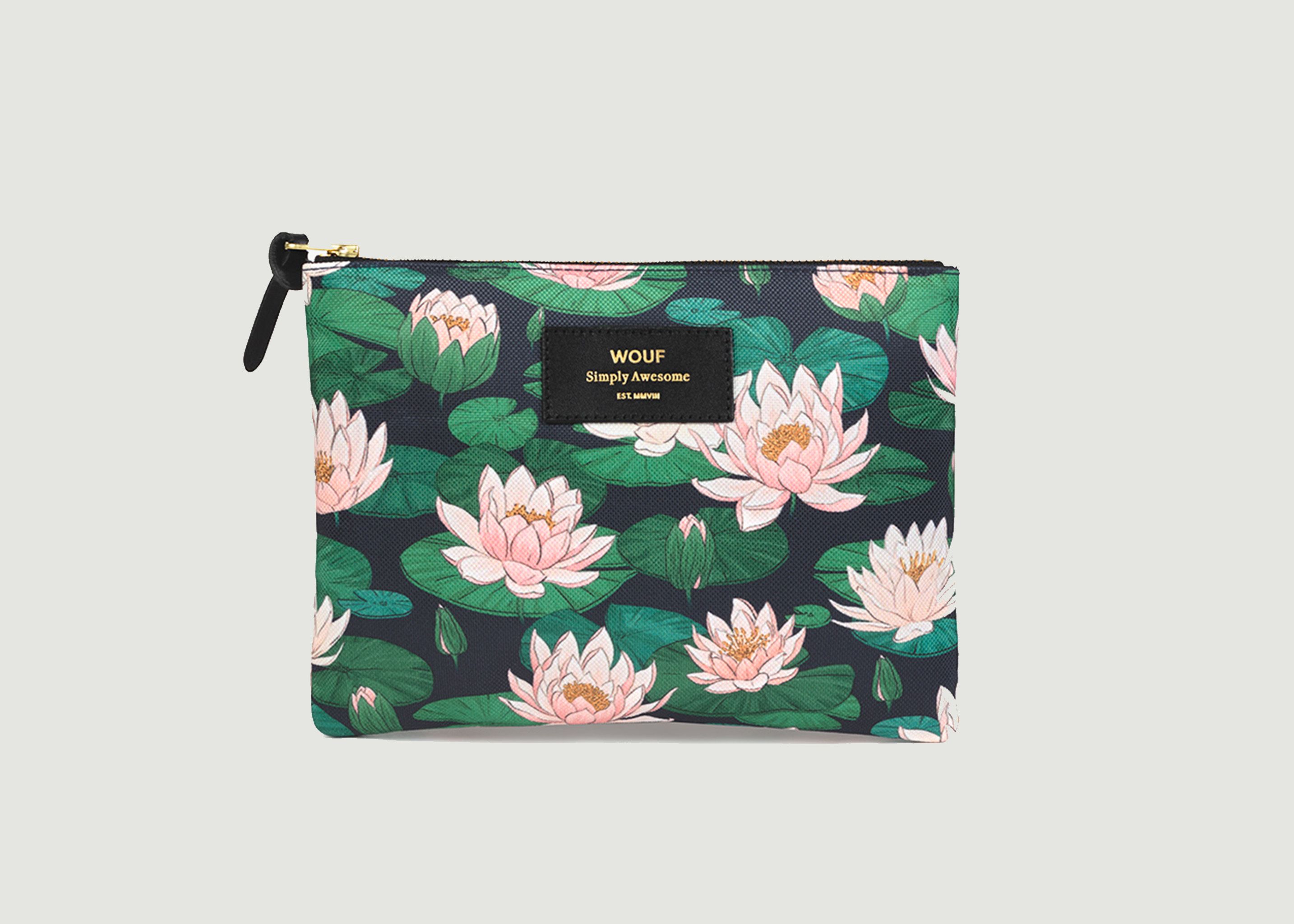 Large Water Lilies Pouch - Wouf
