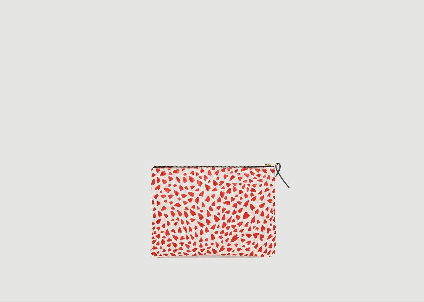 Große White Hearts Clutch - Wouf