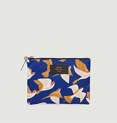 Grande pochette Blue Birds Large Pouch