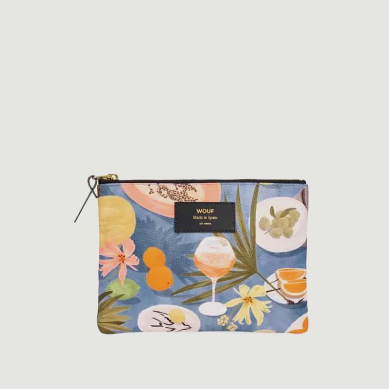 Large clutch bag with fancy pattern Cadaques - Wouf