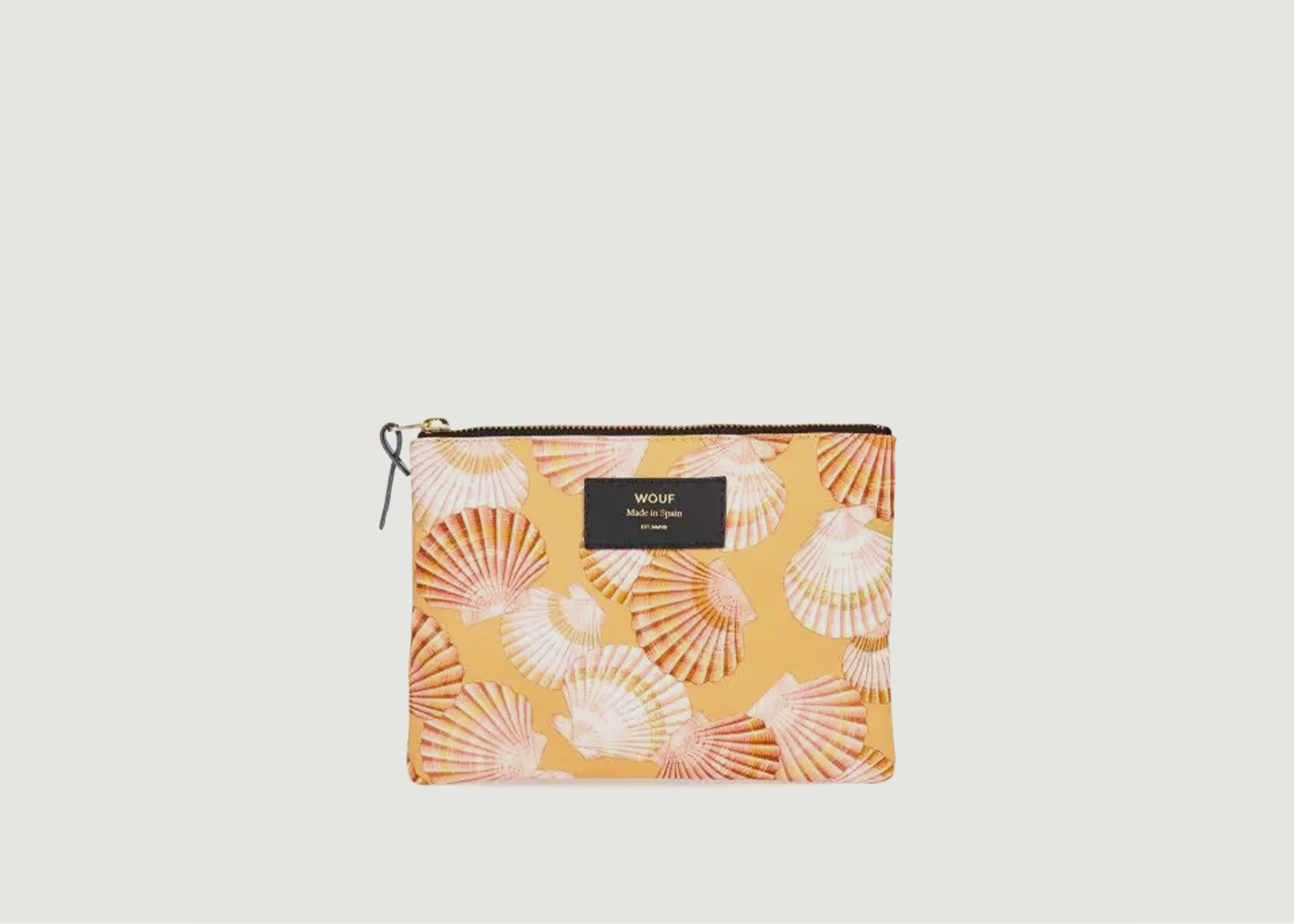 Large clutch bag with shells Coral - Wouf