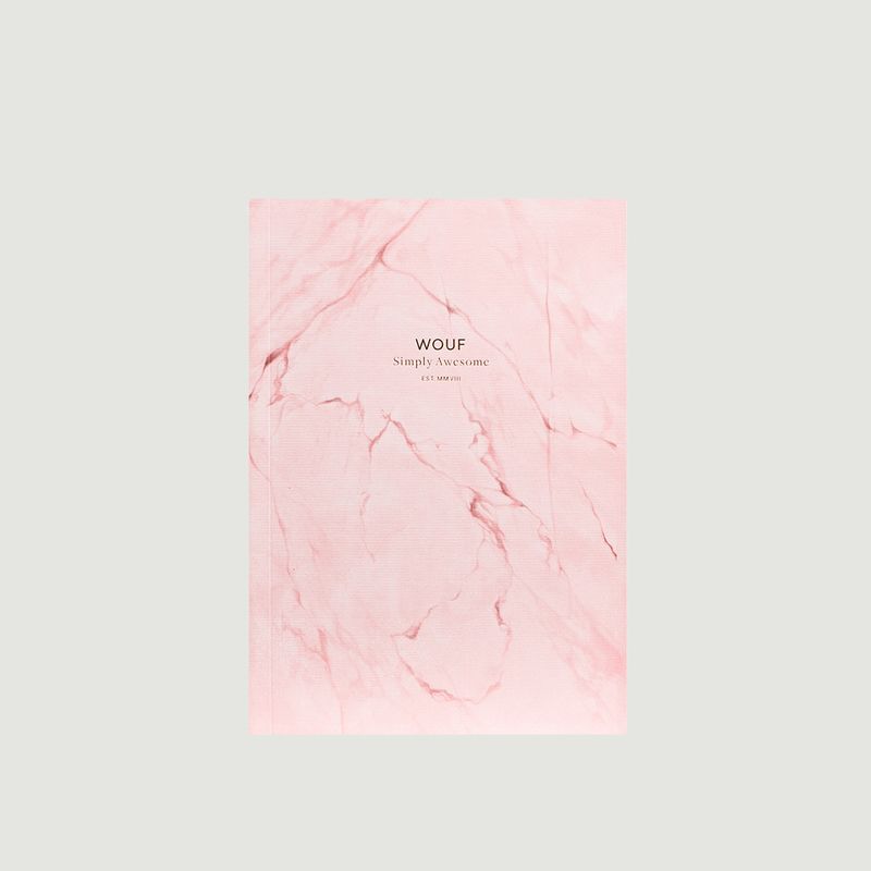 A5 Marbled Notebook - Wouf