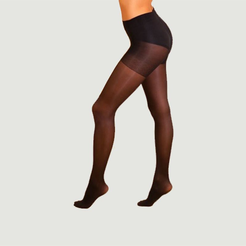 40 denier seamless opaque tights, black, Women's socks