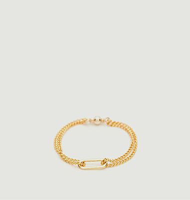 Essentiel Lien gold filled chain ring