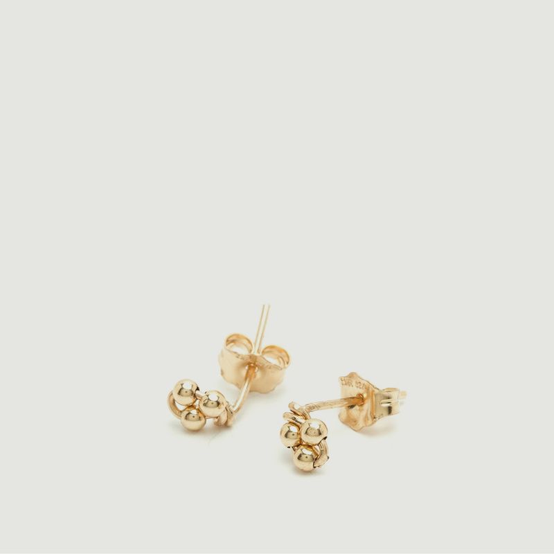 Boucles d'oreilles puces gold filled Grelots - YAY
