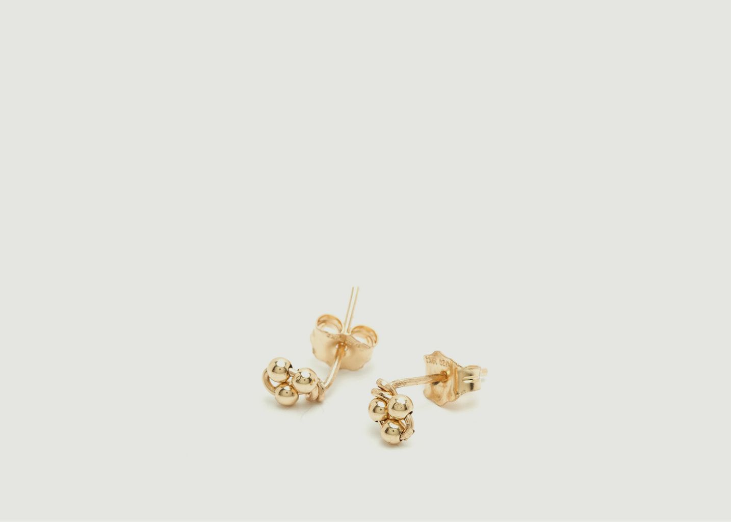 Grelots gold filled stud earrings - YAY