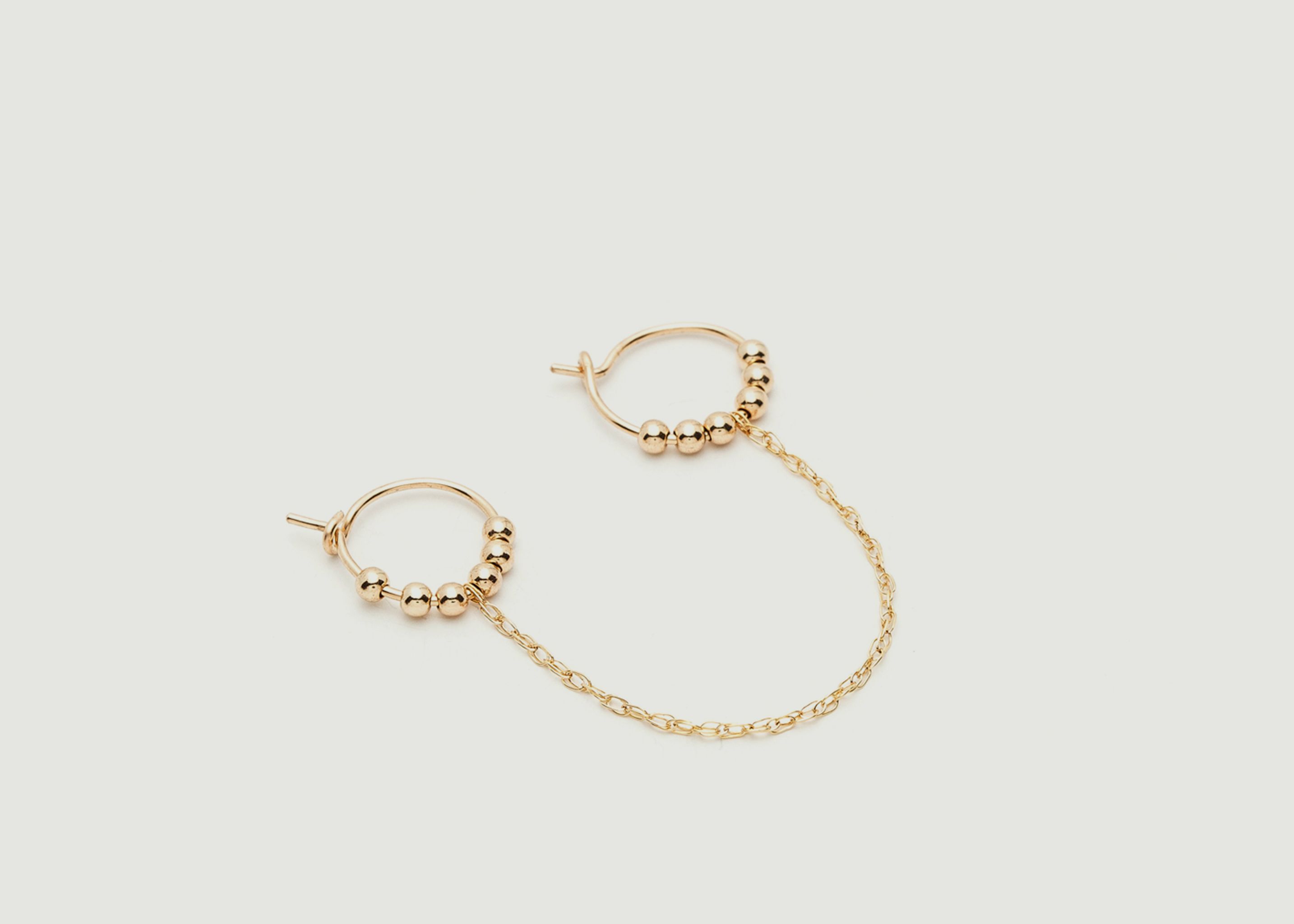 Fruits d'or chain twin earring - YAY