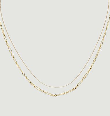 Essentiel Double gold filled necklace