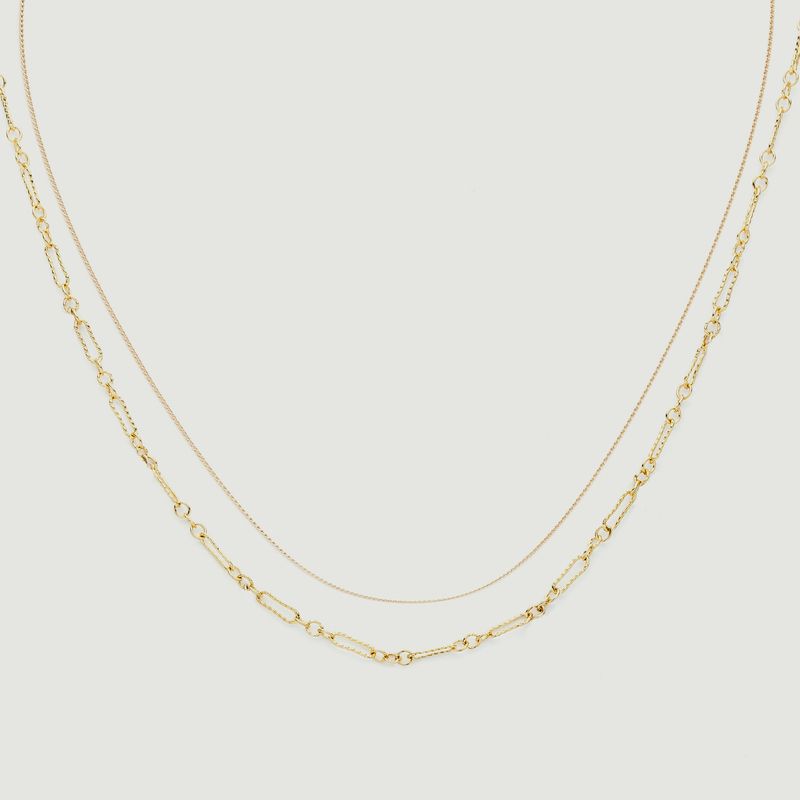 Collier gold filled Essentiel Double - YAY