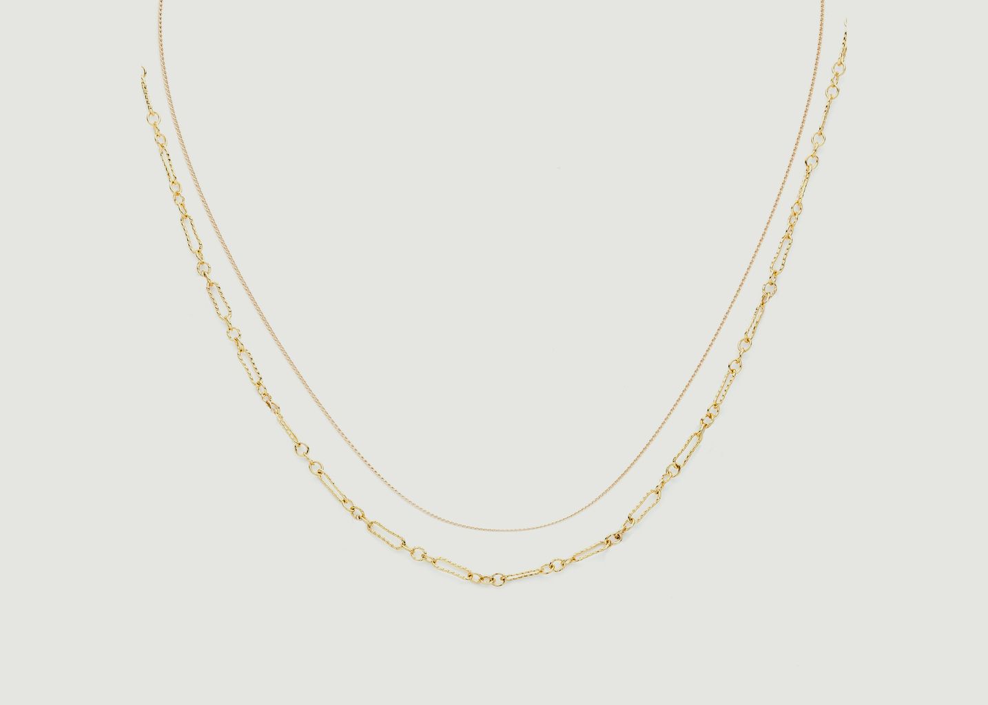 Collier gold filled Essentiel Double - YAY