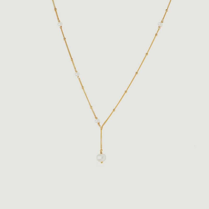 Vice Versa cultured pearls gold filled necklace - YAY