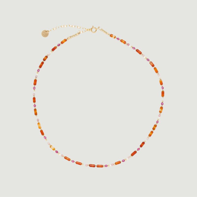 Lamé-Armband-Halskette Tangerine - YAY
