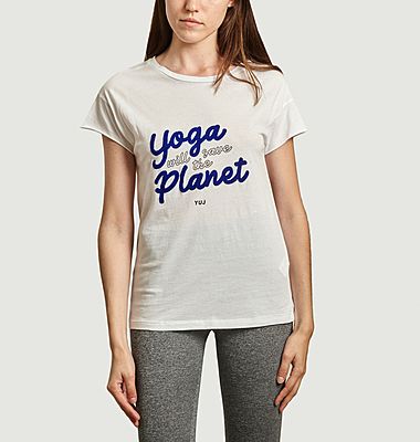 Yoga will save the planet t-shirt
