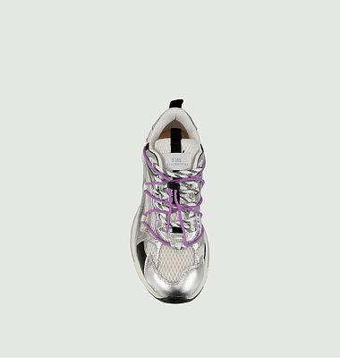 Sneakers Spider Metallic Silver