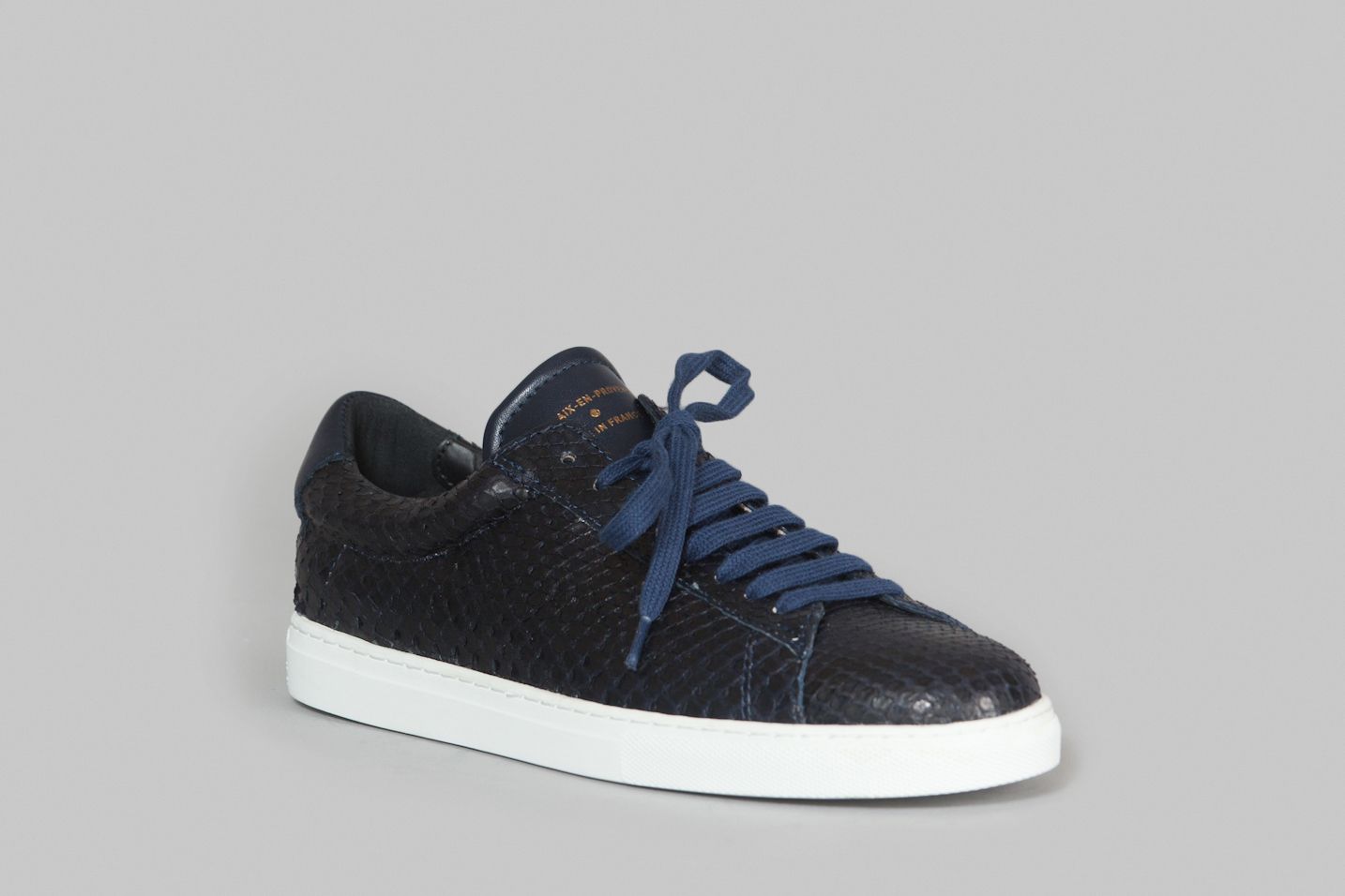 python print leather curb sneakers