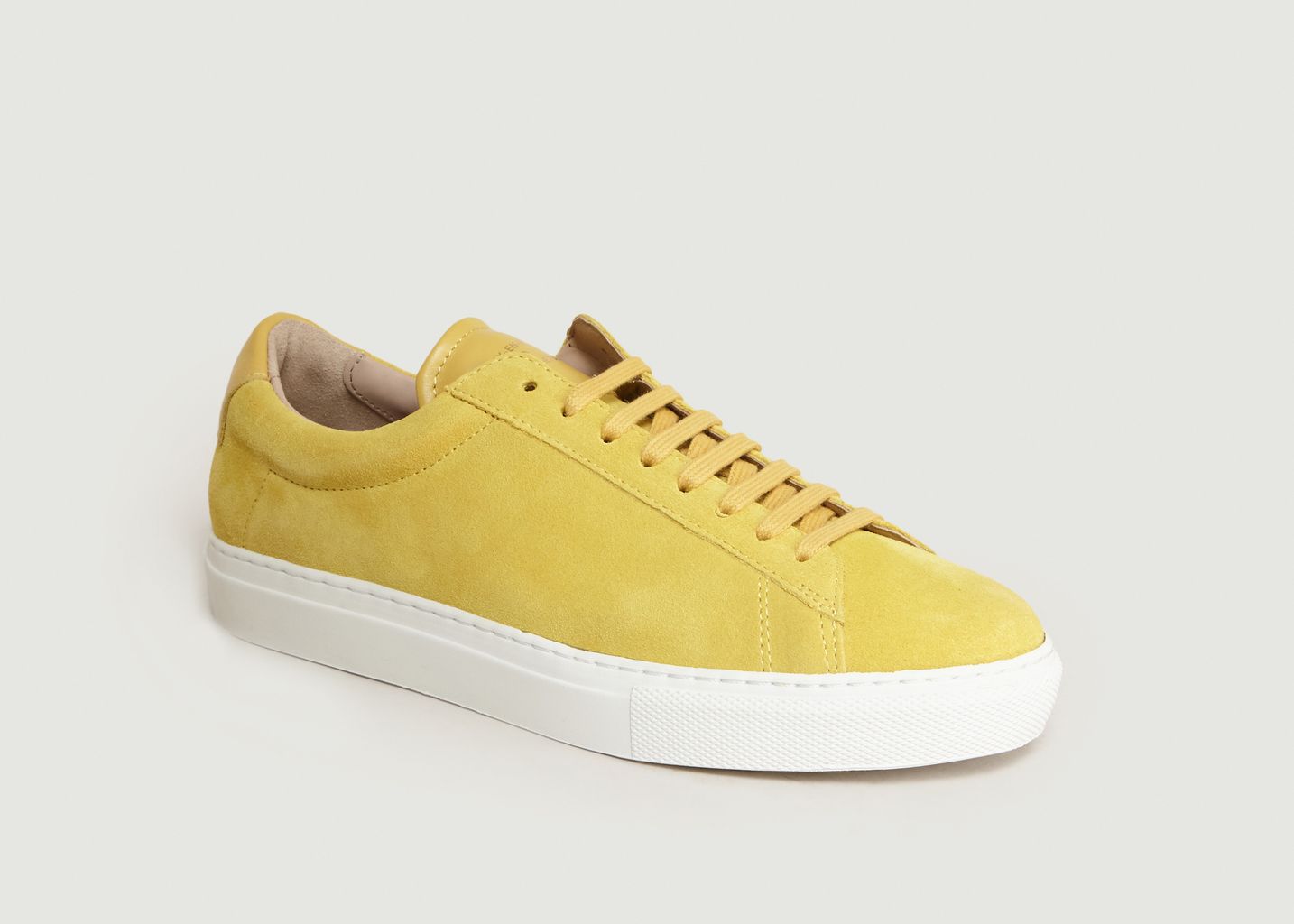 yellow suede trainers