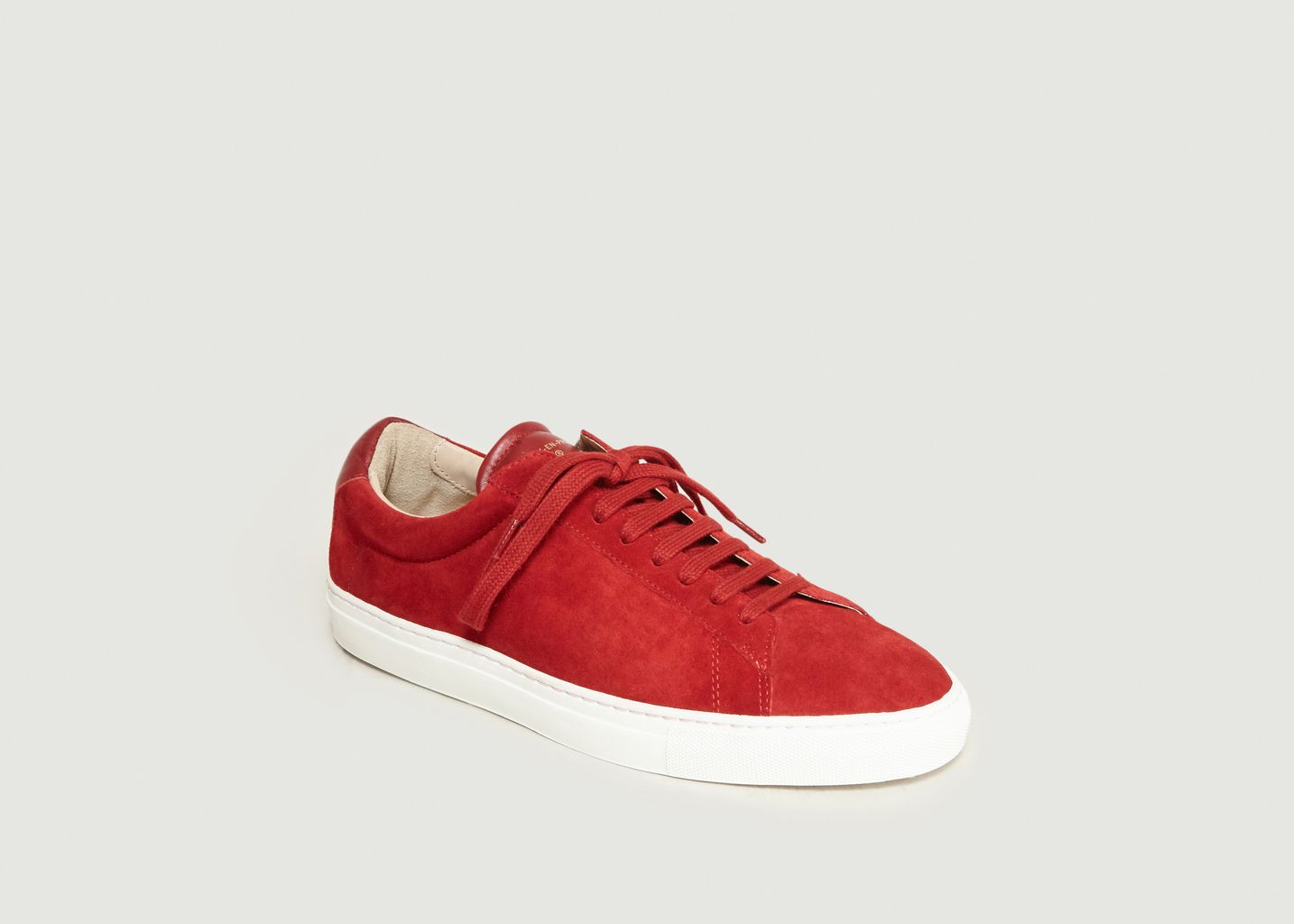 red suede trainers