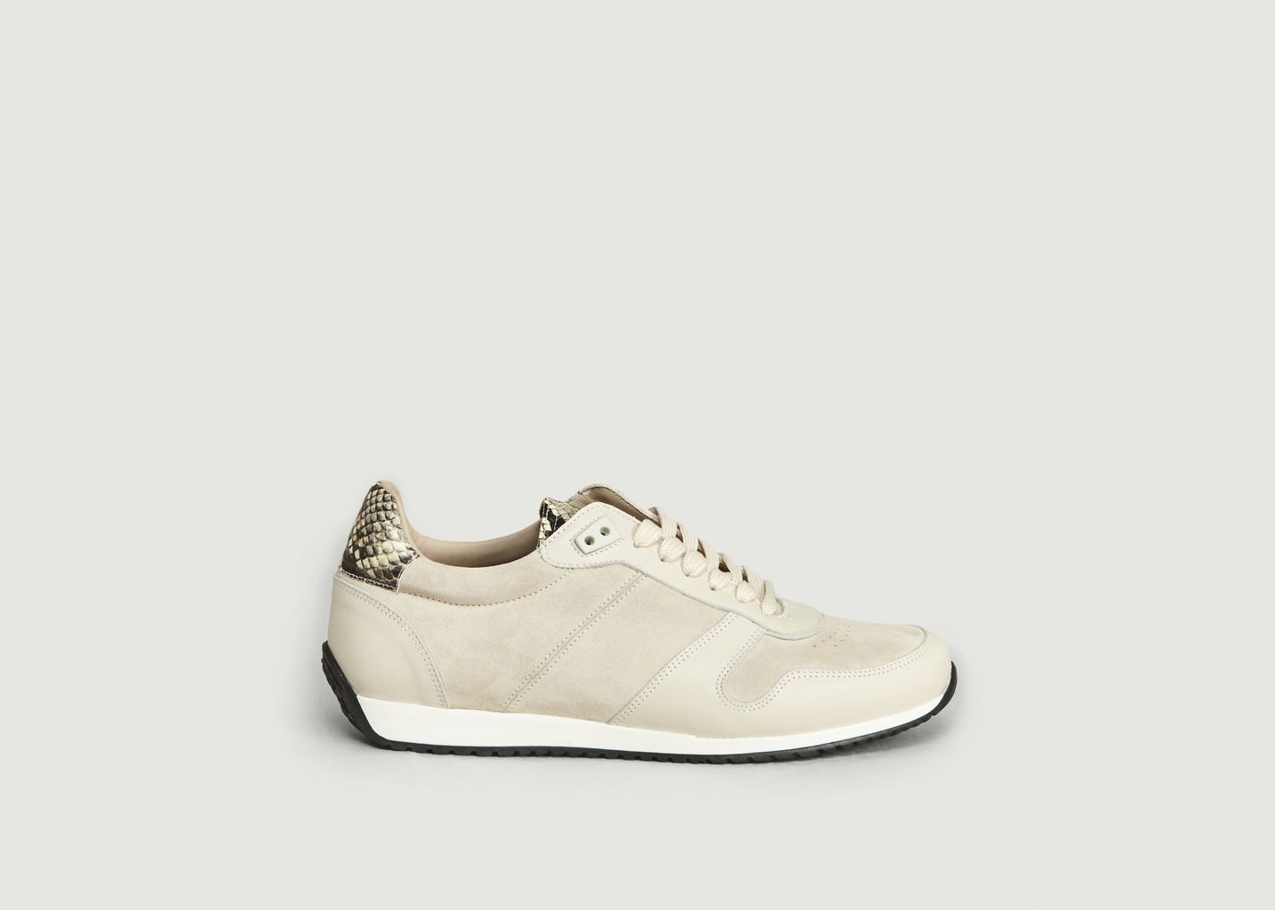Sneakers ZSP6 Suède Détails Façon Vipère - Zespa