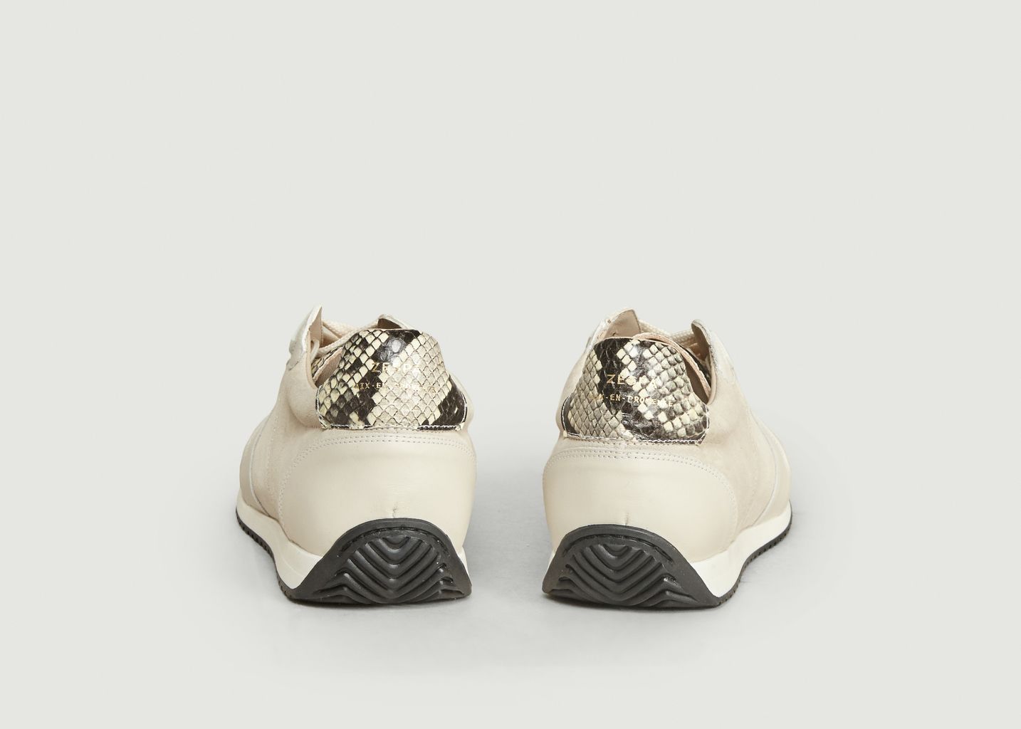 Sneakers ZSP6 Suède Détails Façon Vipère - Zespa