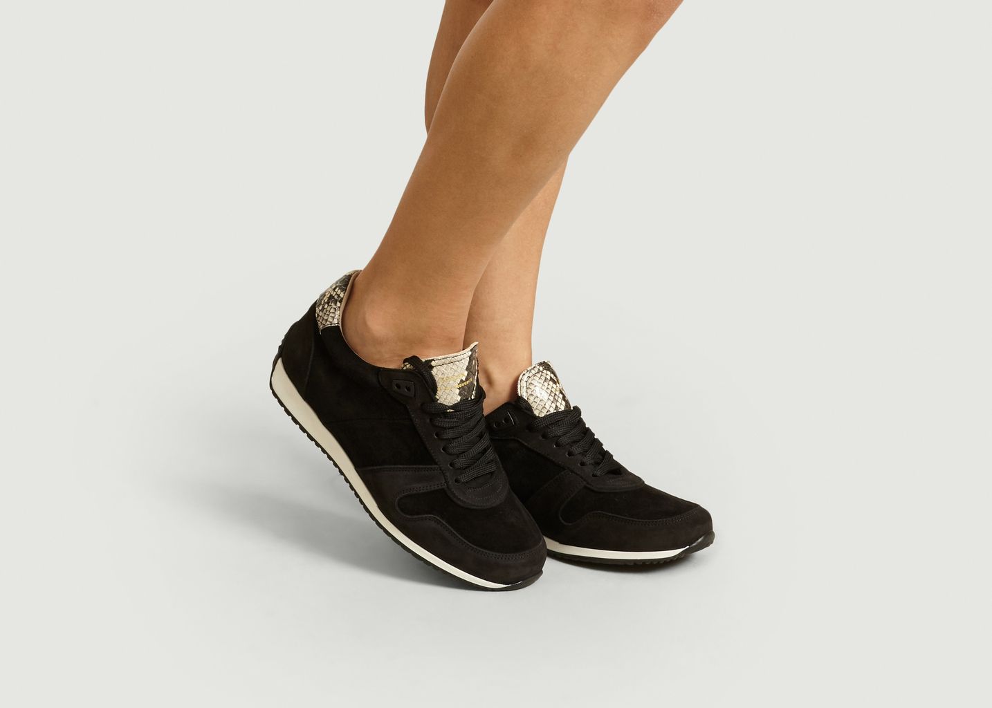 Sneakers ZSP6 Suède Détails Façon Vipère - Zespa