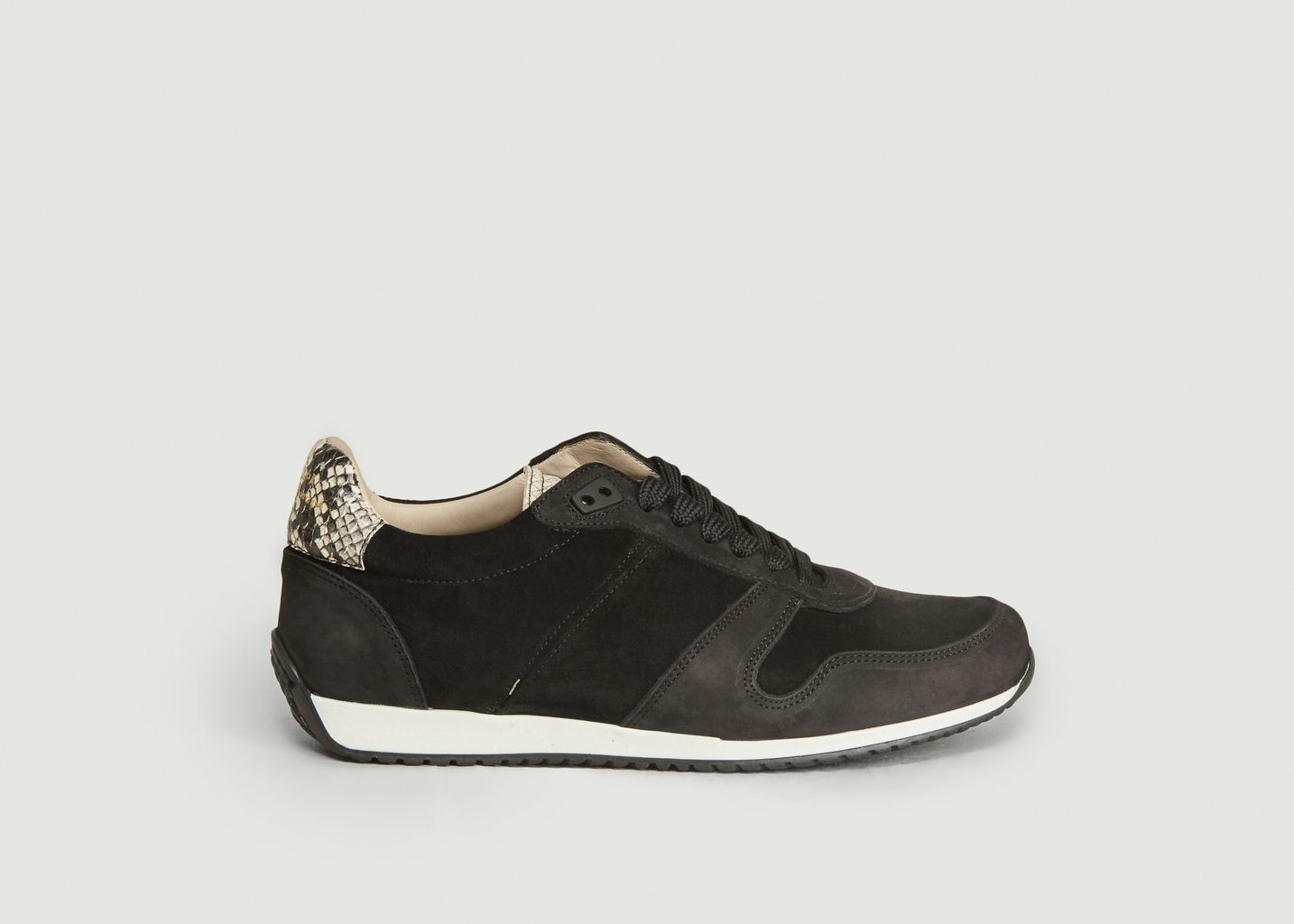 Sneakers ZSP6 Suède Détails Façon Vipère - Zespa