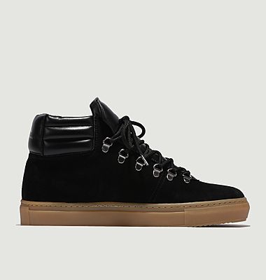 Sneakers montantes en cuir suédé ZSP2 Monochrome