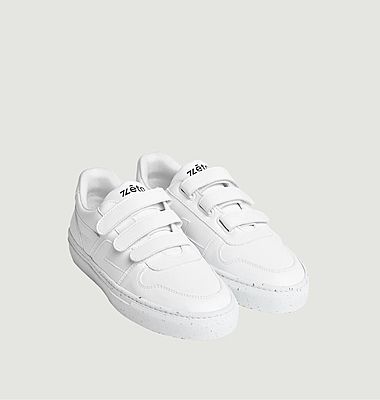 Alpha Velcro White Sneakers